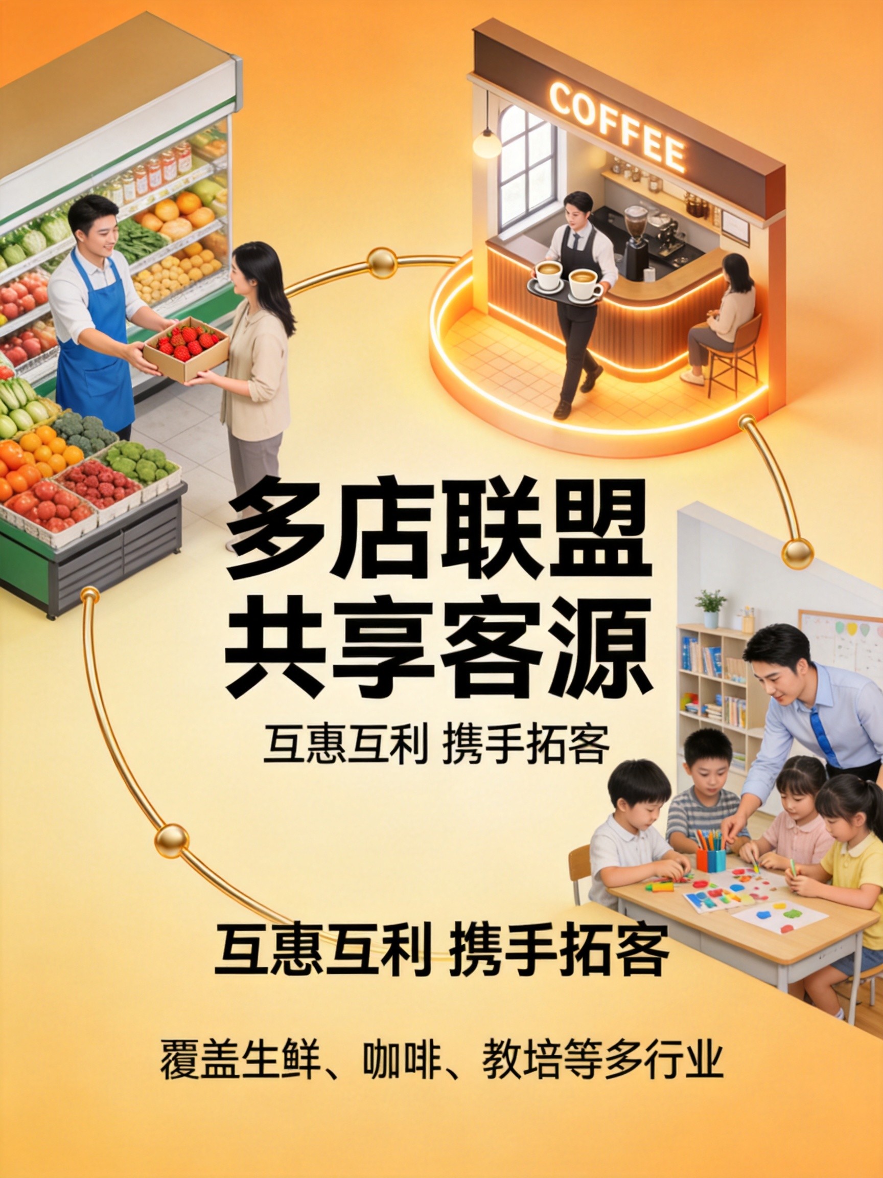 淡季营收暴涨1.8倍！12家社区门店联盟拓客实战：中小实体店的破局密码