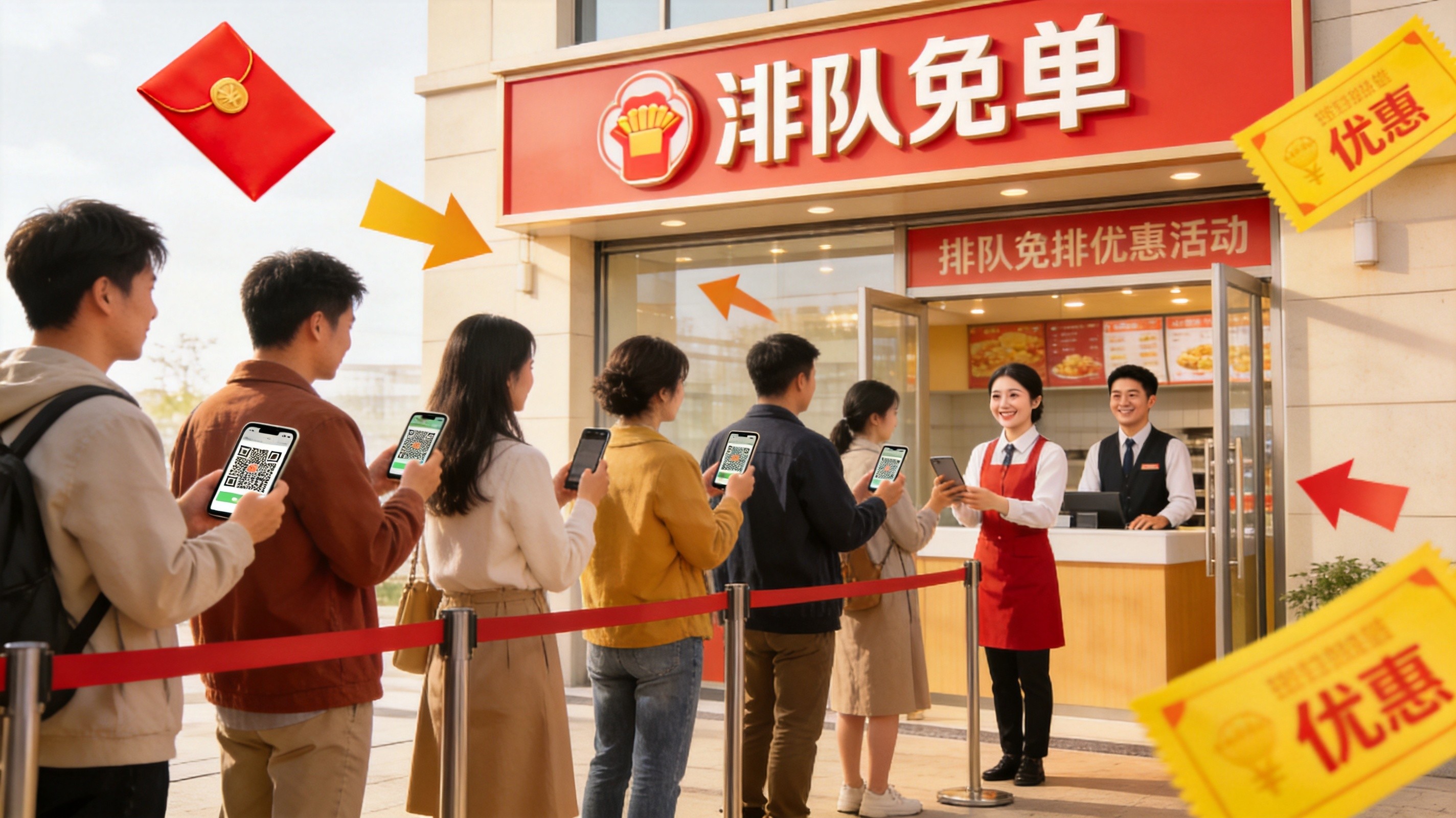 共享门店+排队免单：让顾客排着队帮你裂变，3步拆解低成本拓客新玩法
