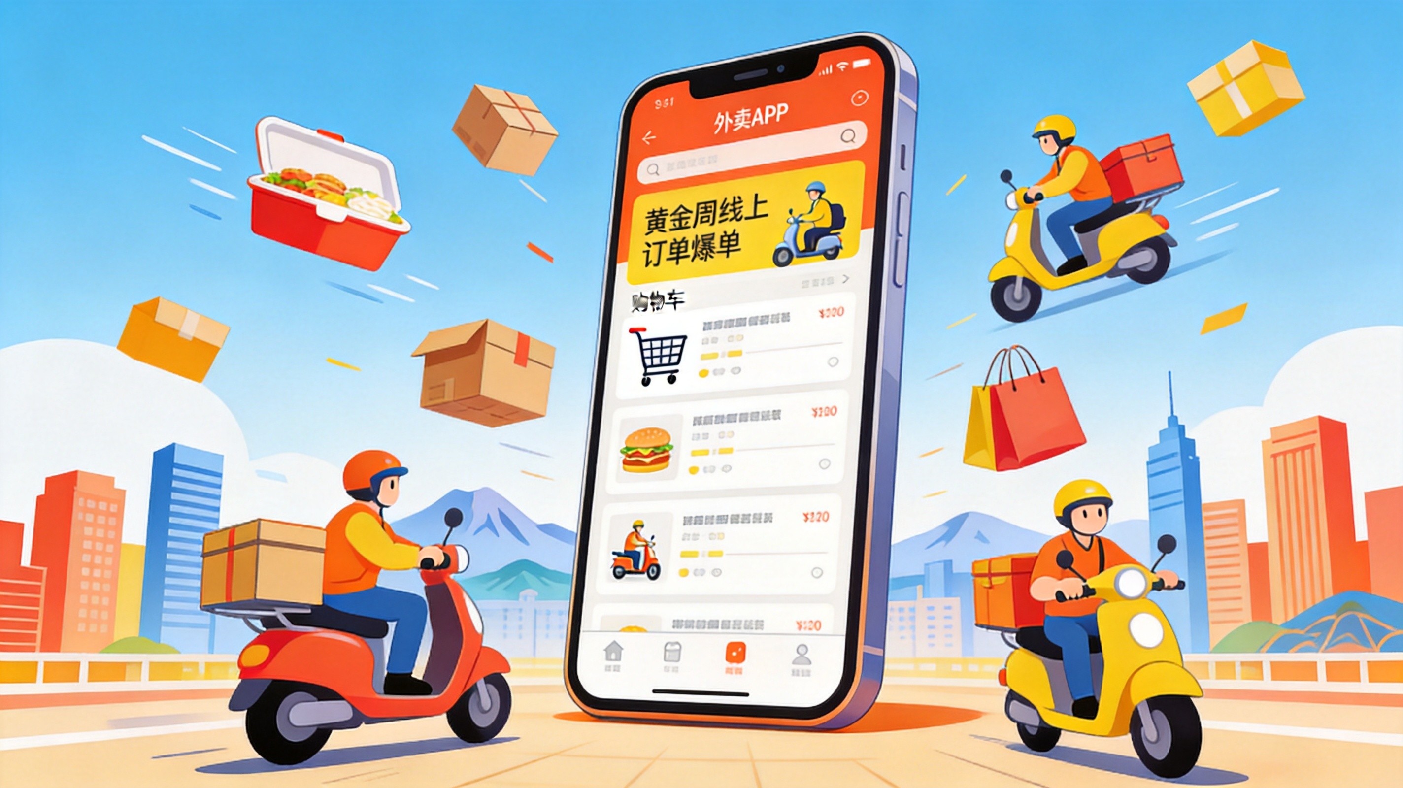 人在路上、单在云上：黄金周外卖闪购爆单，小店靠这三张表接住"不在店的生意"